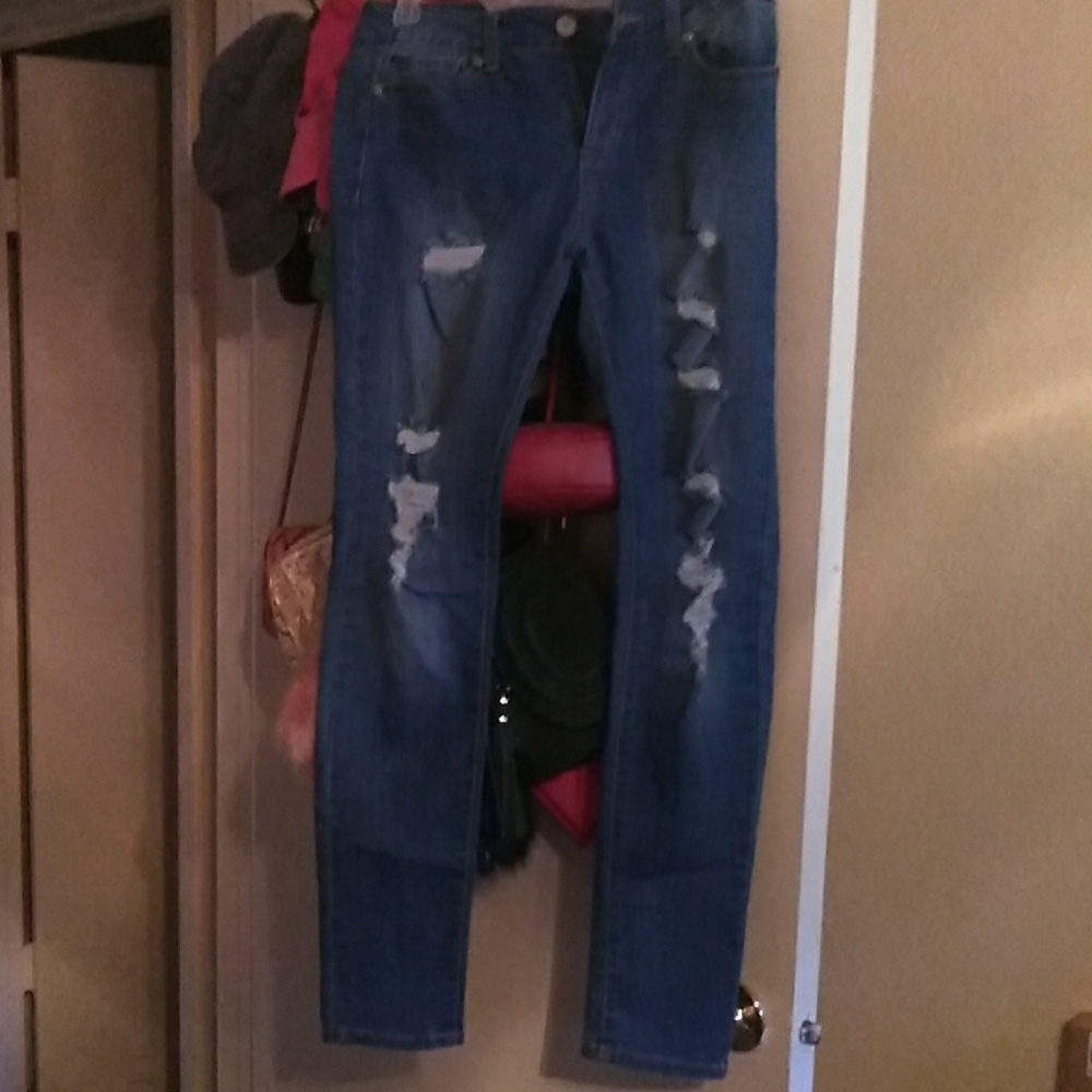 High waist denim